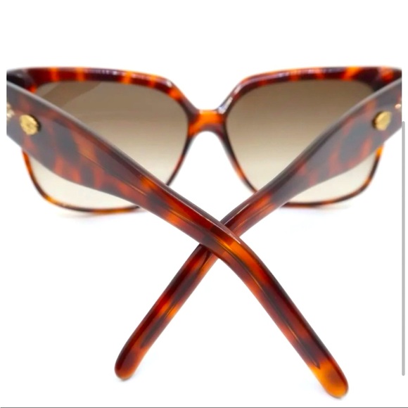 1990’s Stendhal Paris Oversized Sunglasses Tortoiseshell w/ Rhinestones, France - Picture 3 of 5